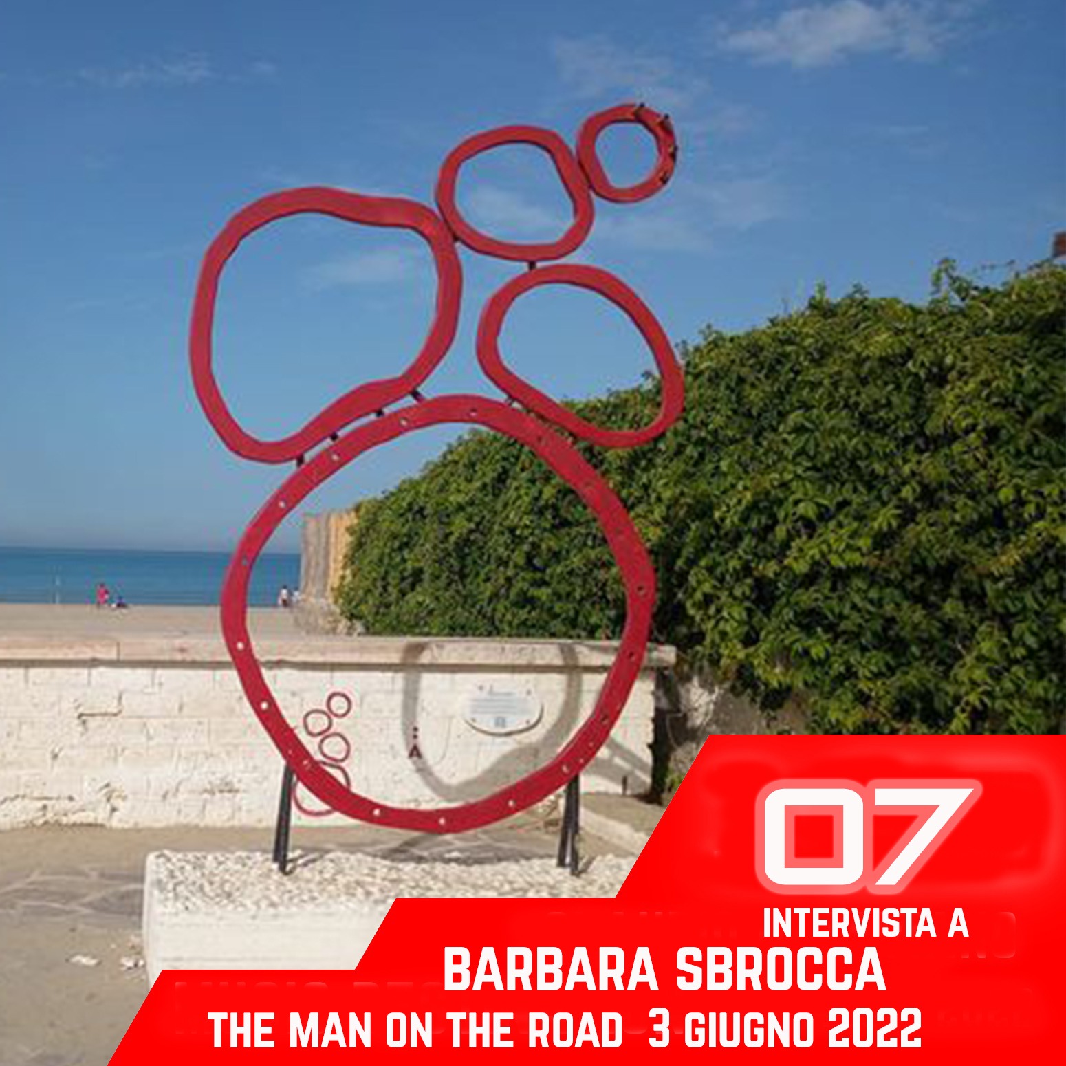The Man on the Road interview cover with Stefano Manduzio and Barbara Sbrocca